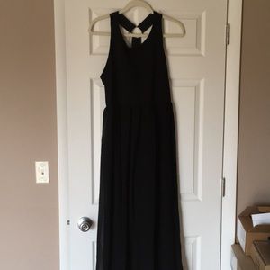 Forever 21 black sheer bottom dress.